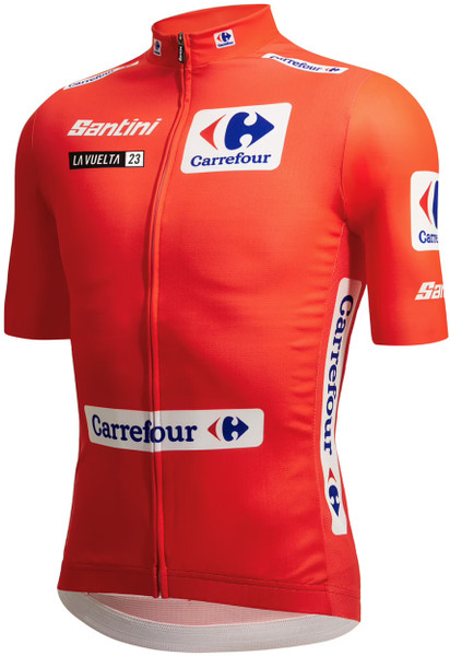 2023 La Vuelta Red Race Leader Jersey Side