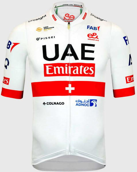 2024 UAE Team Emirates Swiss Champ Jersey. | Official Pro Cycling Jerseys