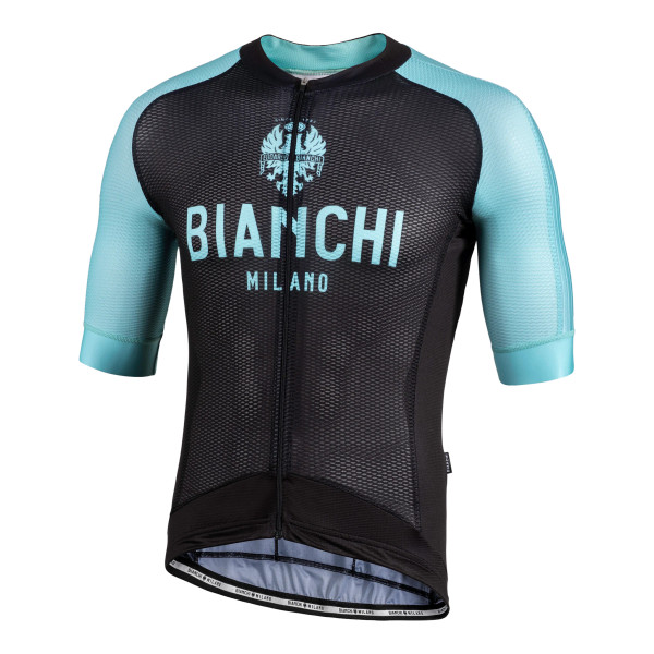 Bianchi Milano Valcona1 Black Celeste Jersey