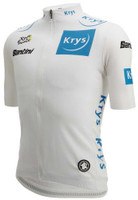 2024 Tour De France White Young Rider Jersey Side