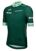 2024 Tour De France Green Sprinters Full Zip 9407 Jersey