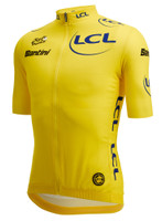 2024 Tour De France Yellow Leader Full Zipper Jersey Side