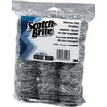 Stainless Steel Scrubber Pad, 12 piece - 6 ct (CASE)