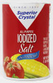 Superior Crystal Iodized Salt, 26 oz - 12 ct