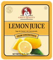 Chef's Quality Lemon Juice, 32 oz - 1 ct