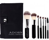 Adorn Cosmetics - ACCESSORIES - 7 PIECE ESSENTIAL VEGAN BRUSH KIT - BEST SELLER!