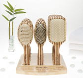Oliviagarden - HAIR BRUSH COLLECTIONS - Healty Hair  Eco - Friendly Bamboo Brush Professional Ionic Paddle Hairbrush Collection 