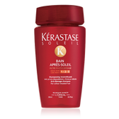 SOLEIL BAIN APRÈS-SOLEIL A shampoo that nourishes and repairs sun, wind, and chlorinated or salt water-exposed hair.