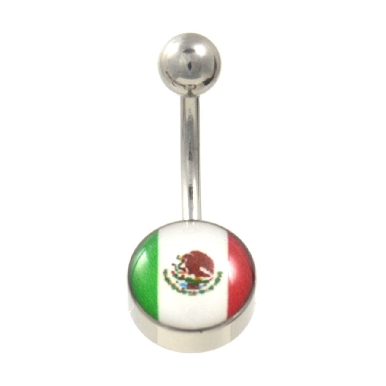 mexican flag disc non dangle belly ring bodydazz com nose ring hoop size chart