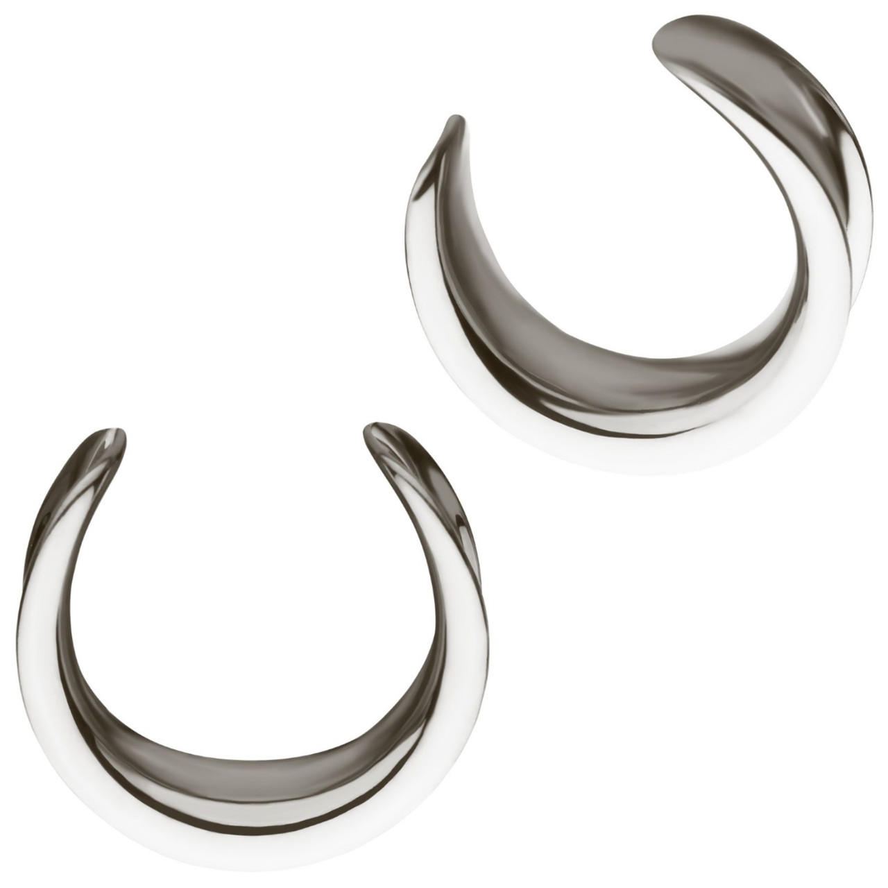 Surgical Steel Rounded Saddle Spreader Plugs | BodyDazz.com