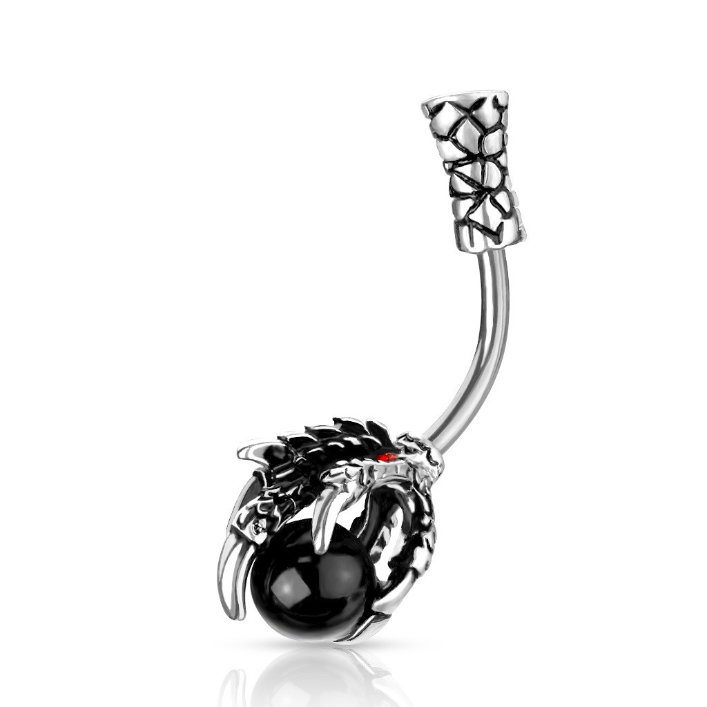 Wicked Dragons Claw Surgical Steel Belly Ring