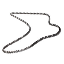 Carbonized Titanium Chain Necklace