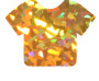Holographic | 20 Inch Roll | Gold Crystal | Yards -Bulk savings Per Yard