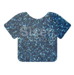 Glitter | 20 x 12 Inch | Blue | Sheets -Bulk savings Per Sheet