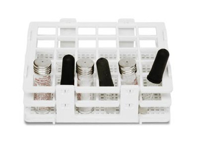Tube Utility Rack Utility Rack, plastic, 30 place, accepts 16mm dia vials/tubes A51-00A ...