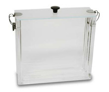 Standard Latch-Lid & Tank 20x20cm with Aluminum Rack (holds 6 plates) A80-30