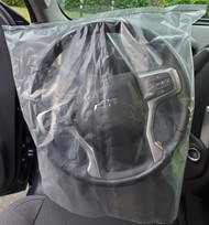 Roll of 500 Masks that cover entire steering wheel