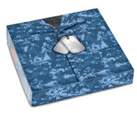 8 oz. Blue Military Gift Box