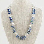 Kyanite and Crystal Necklace
