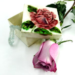 Rose Capiz Box
