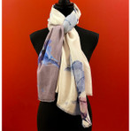 Water Color Floral Scarf