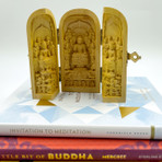 Buddha in Cave Table Top Shrine