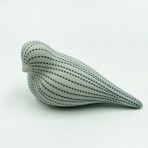 Ceramic Blue Dash Bird
