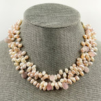Pink Freshwater Pearls/Rose Quartz