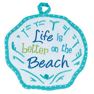 Scallop Beach Theme Pot Holder - R1552