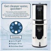 *Crown Berkey™ System (6 gal) with 6 Filters