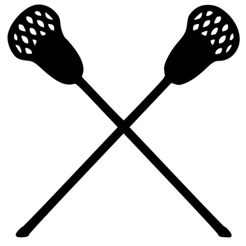 Lacrosse Sticks - Field Box Intercrosse Vinyl Decal Sticker - 4