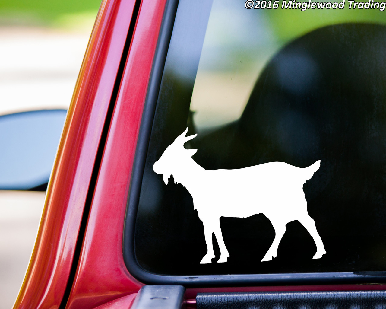 GOAT Vinyl Sticker Billy Goat Kid Farm Animal Die Cut Decal Minglewood Trading
