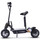 MotoTec 2000w 48v Electric Scooter can be ridden standing or seated.
Seat is wide, has springs and is fully adjustable