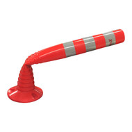 The Super Flexi Bollard can be hit or driven over and will return to the upright position straight away.