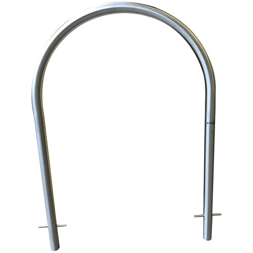 Bike Rack Stainless Steel Hoop InGround Safety Xpress