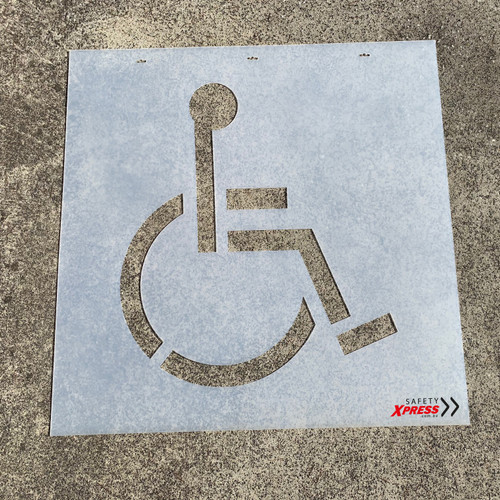 Line Marking Stencil Disabled Parking Safety Xpress