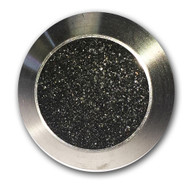 Tactile Indicator Single Studs - TGSI Stainless Steel with Black Carborundum insert (Flat Back)