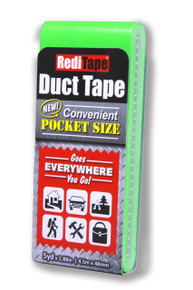 Fluorescent Green Pocket Size Duct Tape