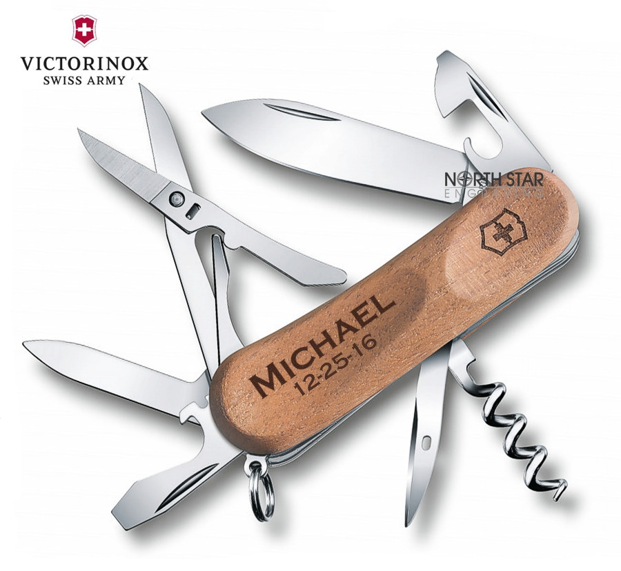 Personalized Swiss Army Knife Victorinox Huntsman NorthStarEngraving