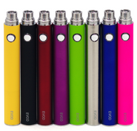 KangerTech EVOD 1000 mAh manual battery comes with 5-click protection.  Generally, the battery is shipped in the off position. In off position, the evod battery will not function even when pressing the button. To turn on battery, press manual button 5 times within 2 seconds. You will see white LED flash. To turn off battery, press manual button 5 times within 2 second as well, the white LED will flash. This will still charge and work with all of your ego line items.