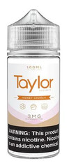 Taylor Flavors – Honey Crunch - 100ml - Vanilla bean ice cream drizzled with golden brown honey sandwiched between two buttery graham crackers. 70/30 VG/PG