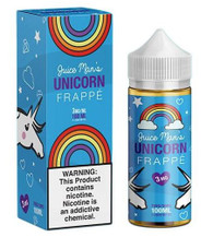 *DISCOUNTED* Juice man – Unicorn Frappe 100ml bottle – Sour blue raspberry, cotton candy, mango whipped cream Frappe - 70/30 VG/PG