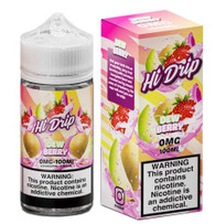 Hi Drip – Dew Berry or ICED – Honeydew strawberry chewy candy. 100ml bottle 70/30 VG PG