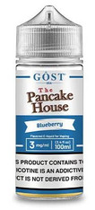 The Pancake House – Blueberry – 100ml – Fluffy buttermilk pancakes with melted butter, sweet syrup and fresh blueberries 90/10  VG/PG