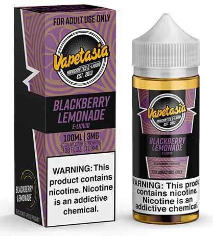 Vapetasia Blackberry Lemonade create a more complex sweet-tart flavor profile which is combined with the classic sweetness of lemonade that's sure to refresh your senses.