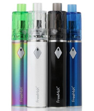 The FreeMaX GEMM 80W Starter Kit is a portable vape pen system, integrating a lofty 2900mAh rechargeable battery, three-level wattage output levels, and paired with the diamond-mesh structure GEMM Tank with Tea Fiber & Organic Cotton formulation.