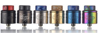 24mm x 33.1mm
Color options: rainbow, gold, blue, black, gunmetal, SS
Stainless steel chassis
Two 810 drip tips (short and wide)
Juice feeding options: drip or squonk
Three nexMesh coils
0.15ohm nexMesh Chill A1
0.13ohm nexMesh Turbo A1
0.16ohm nexMesh Extreme A1
Wattage range: 60W to 80W
Recommended wattage range: 70W to 75W
Peek insulation
Three airflow options
Max air supply: thick clouds and flavor
Lower air supply: warmer vapor
Flexible air supply: open/close air holes horizontally
