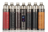 Drag X Pod Mod Kit, featuring a single 18650 battery (sold separately), PnP Coil Series & RBA, and a GENE.TT Chipset to regulate and grant functionality.

DRAG S 60W Pod Mod Kit, featuring a 5-60W range, 2500mAh Battery, 4.5mL pod capacity, and compatibility with the PnP coil series.