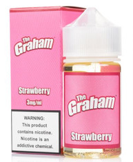 Sweet honey touched graham cracker topped with sweet strawberries.