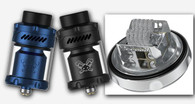 Check out the Hellvape Dead Rabbit V3 25mm RTA, featuring a 5.5mL glass capacity, postless build deck, and dual slotted top to bottom airflow control.
